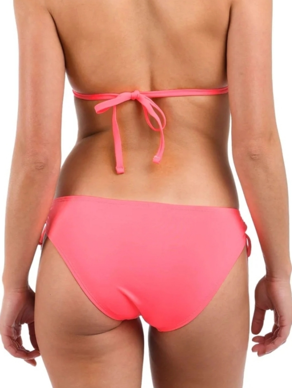 La Blanca Coral Tie-Side Bikini Bottoms with Multicolor Floral Halter Top 12 NWT - Picture 5 of 11